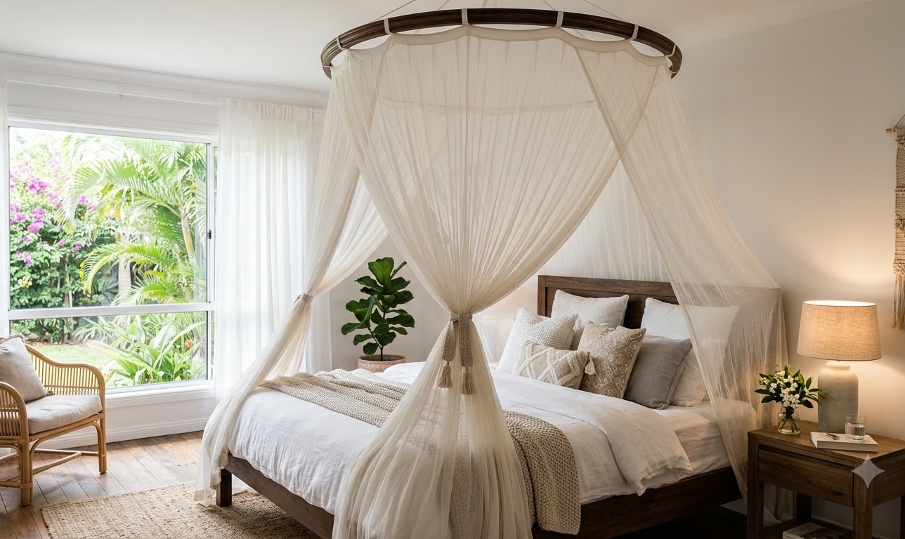 Venetz mosquito net installation example 4